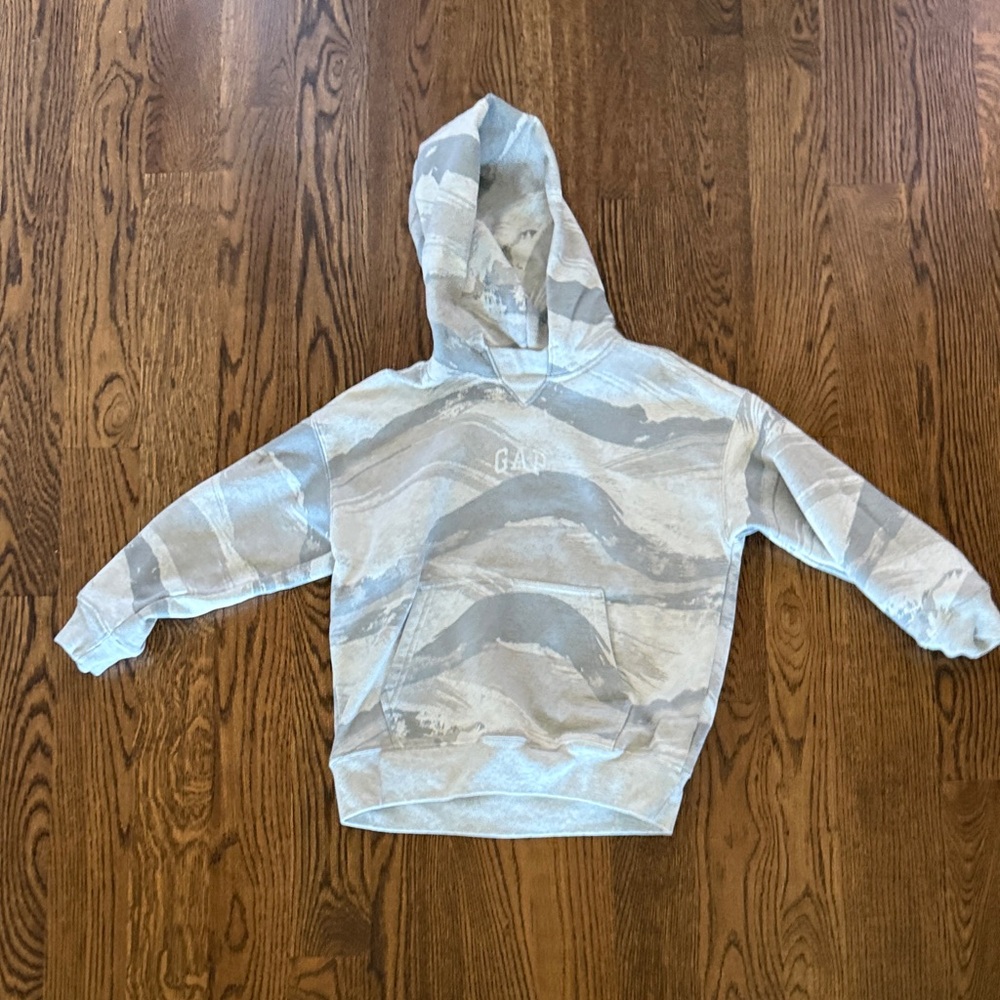GAP Kids Camouflage Gray Hoodie